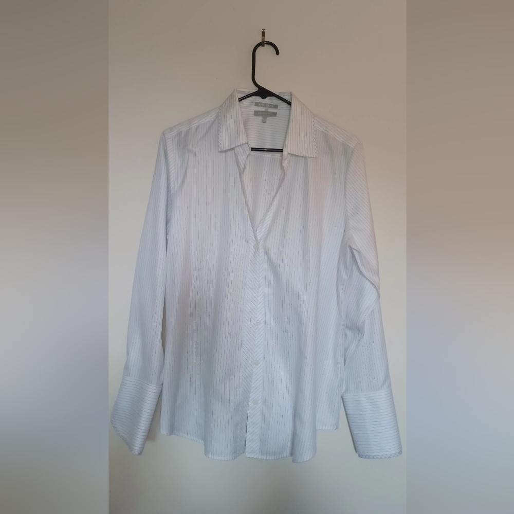 Hinson Wu button-up pin stripe blouse